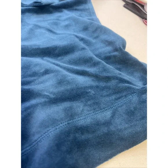 Denim & Co.‎ Shirt 3X Blue Velvet Long Sleeve Shirt - Picture 5 of 8